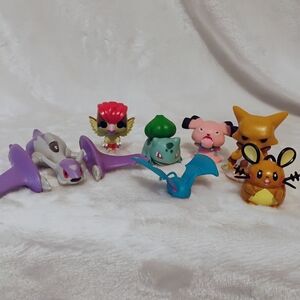 Pokemon Mini Figure Lot Of 7 - Tomy McDonalds Funko WCI